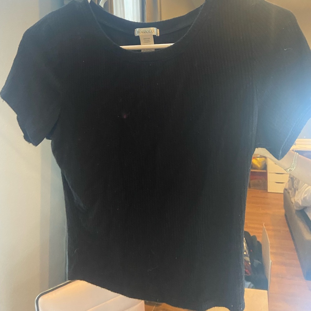 Black Crop Top